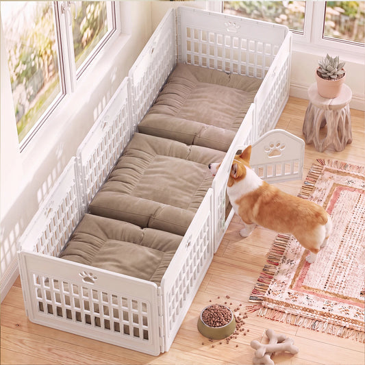 MCQ Durable Dog Playpen Foldable Expandable Pet Fence