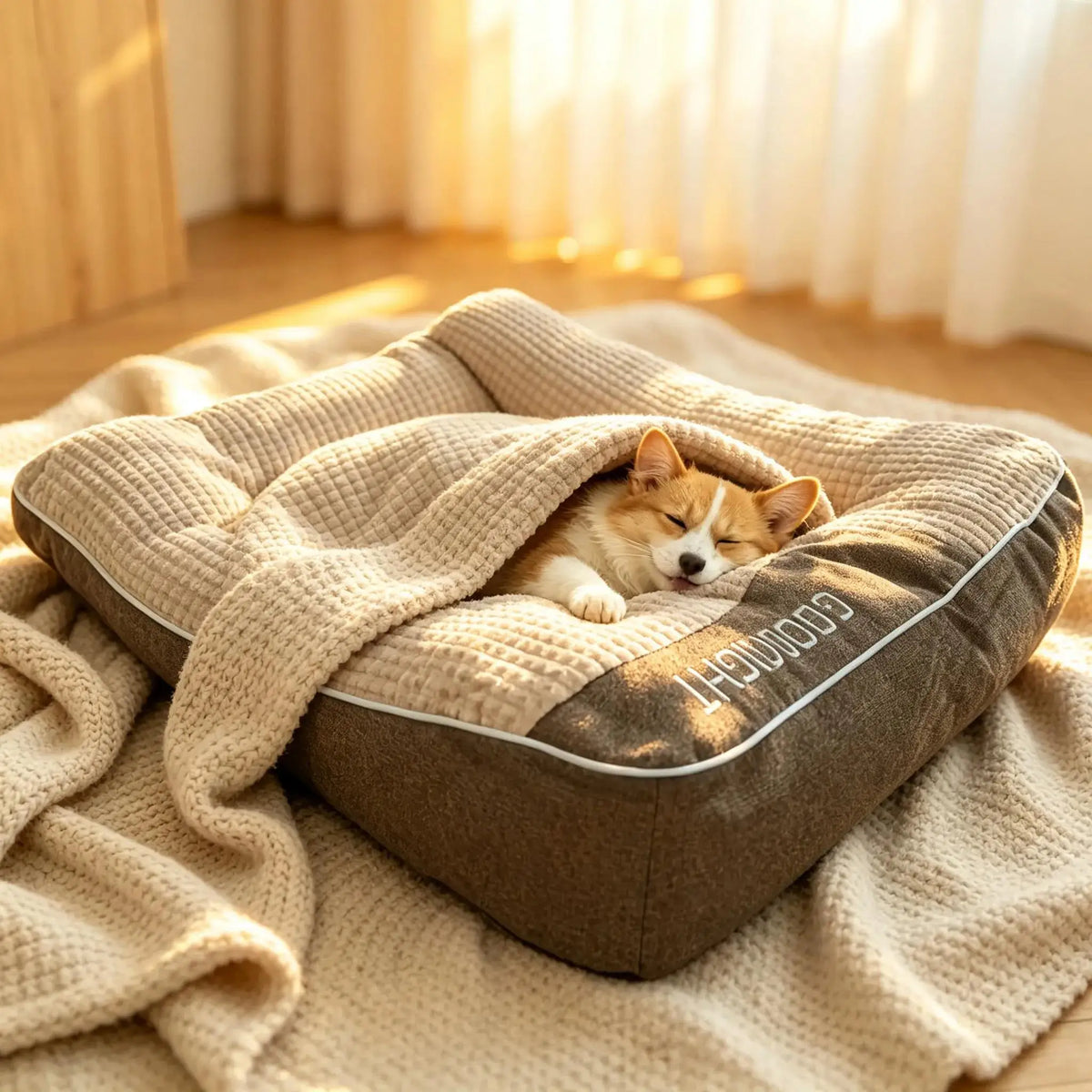 BOFNL Comfortable Dog Bed Soft Cozy Pet Sleeping Nest Pad