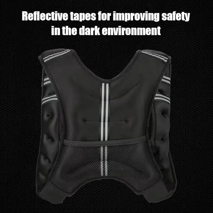 Adjustable Weighted Vest for Strength Training and Cardio Workouts