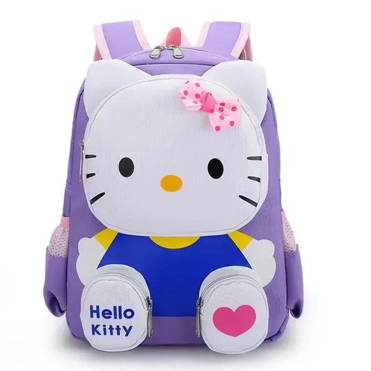 Mesuca Cartoon Cat Kids Backpack With Spine Protection For School