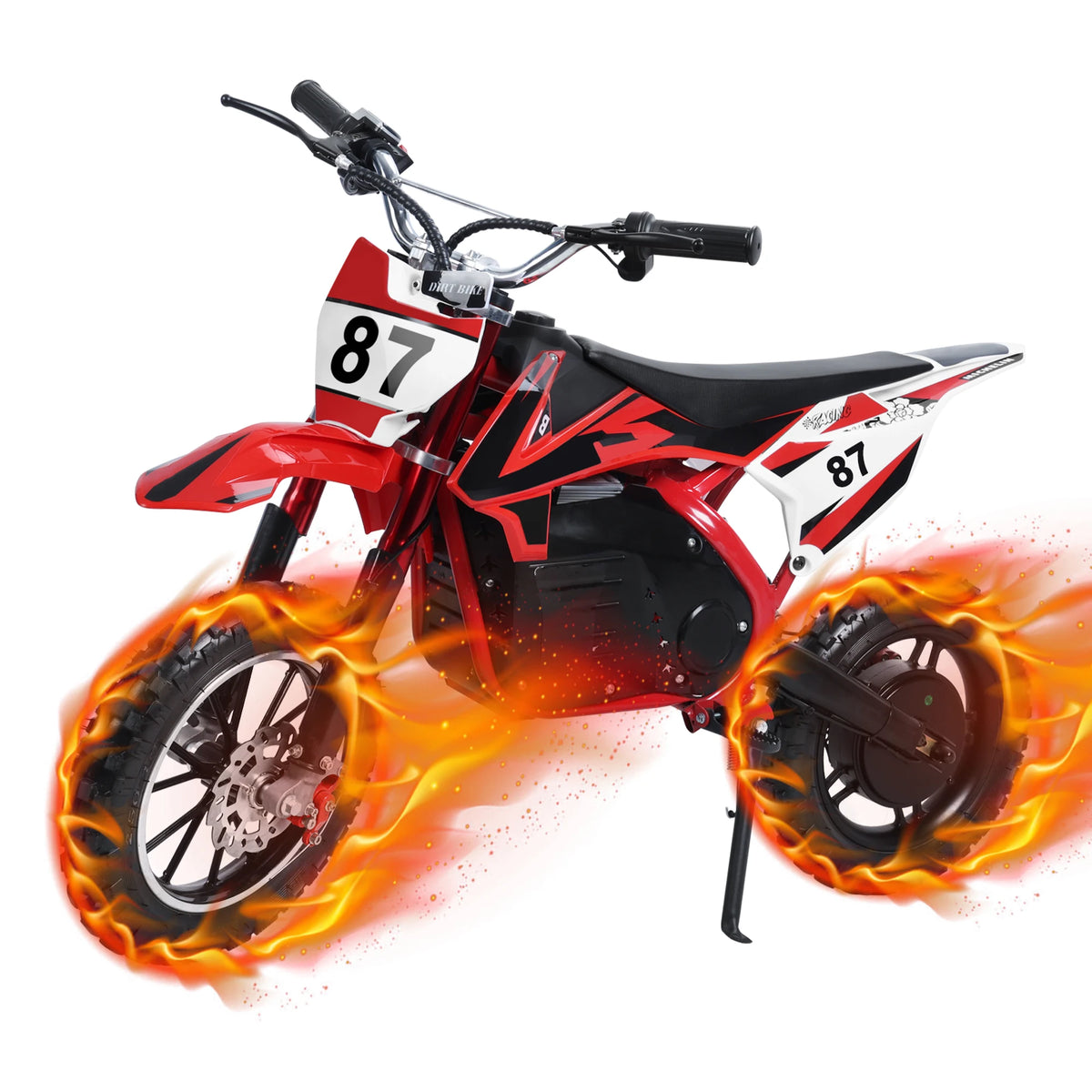 Off Road Mini Motorcycle Kids Electric Motocross Bike Electric Pocket Motorbike with 36V 500W Motor 10 Inches Wheels