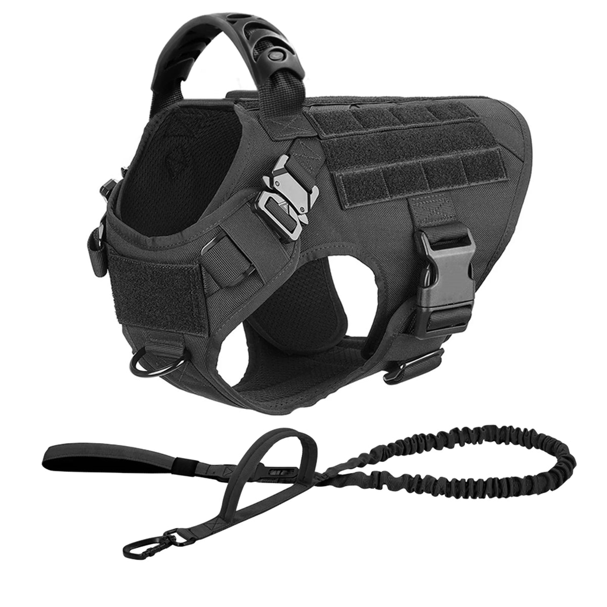 Petravel Nylon Dog Harness And Leash Set With Quick Release