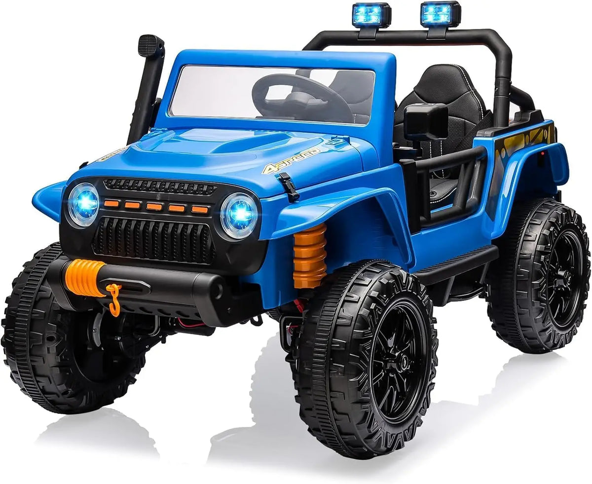 24V Two Seater Kids Electric Ride On Truck With Remote Control