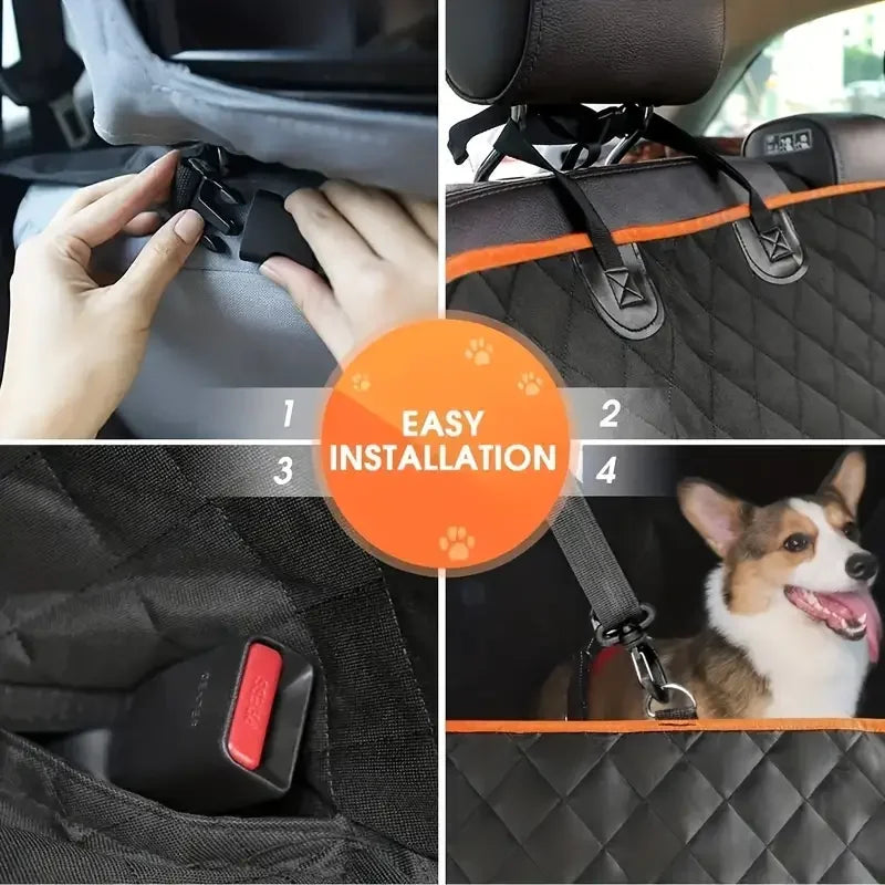 Waterproof Dog Car Seat Cover Hammock Scratch Proof Nonslip Protector