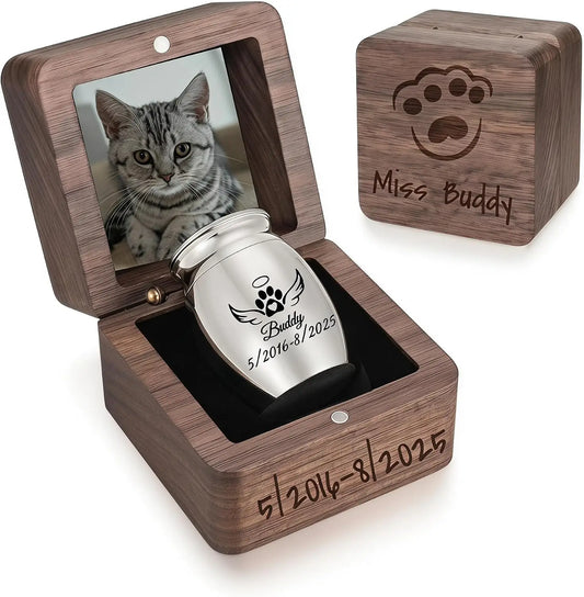 Custom Personalized Pet Memorial Urn For Dogs And Cats Keepsake