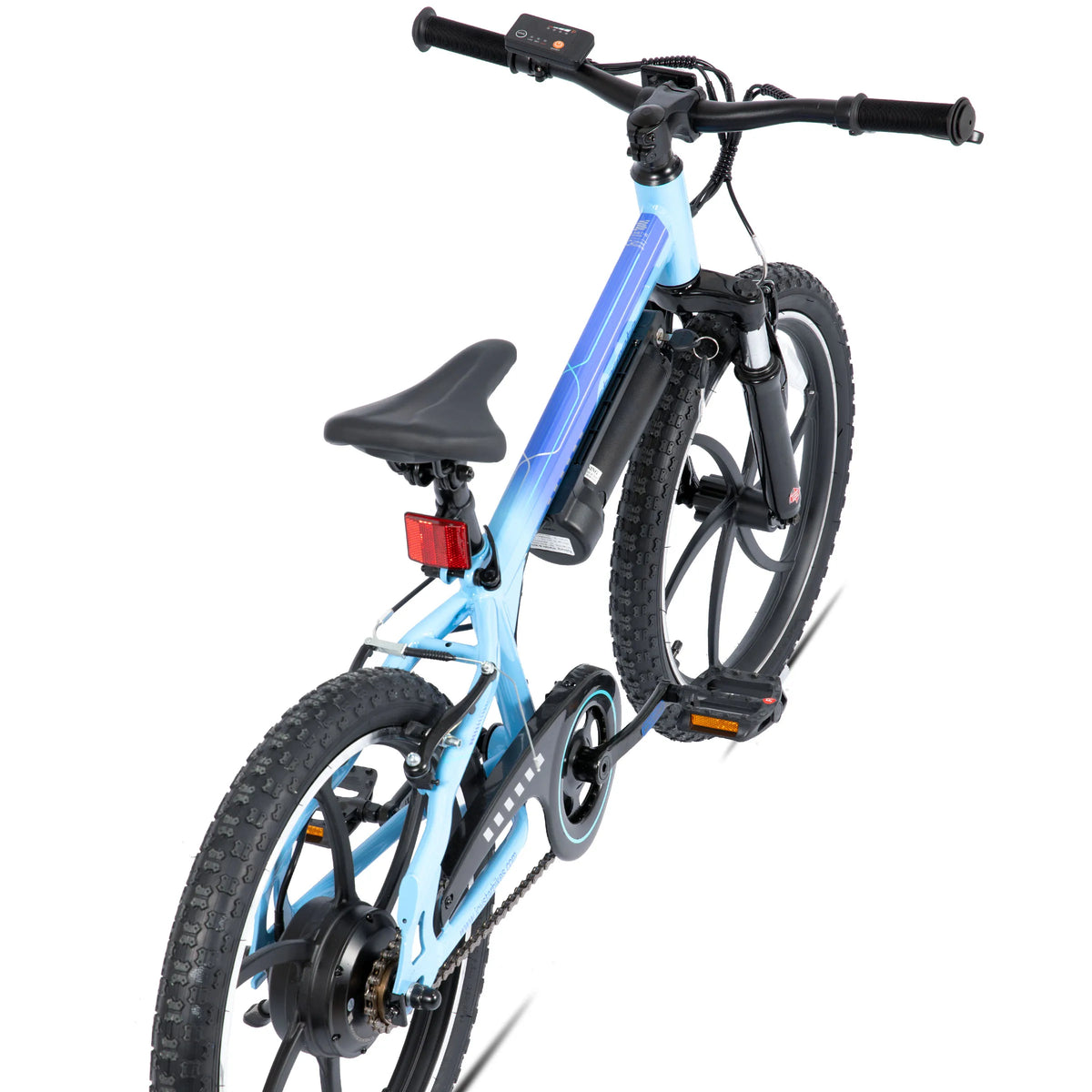 JOYSTAR 20 Inch Electric Bike for Kids & Teens Ages 7+ 250W Brushless Motor 15 Miles 15.5MPH Electric Mountain Bicycle Removable Battery Dual V-Brakes