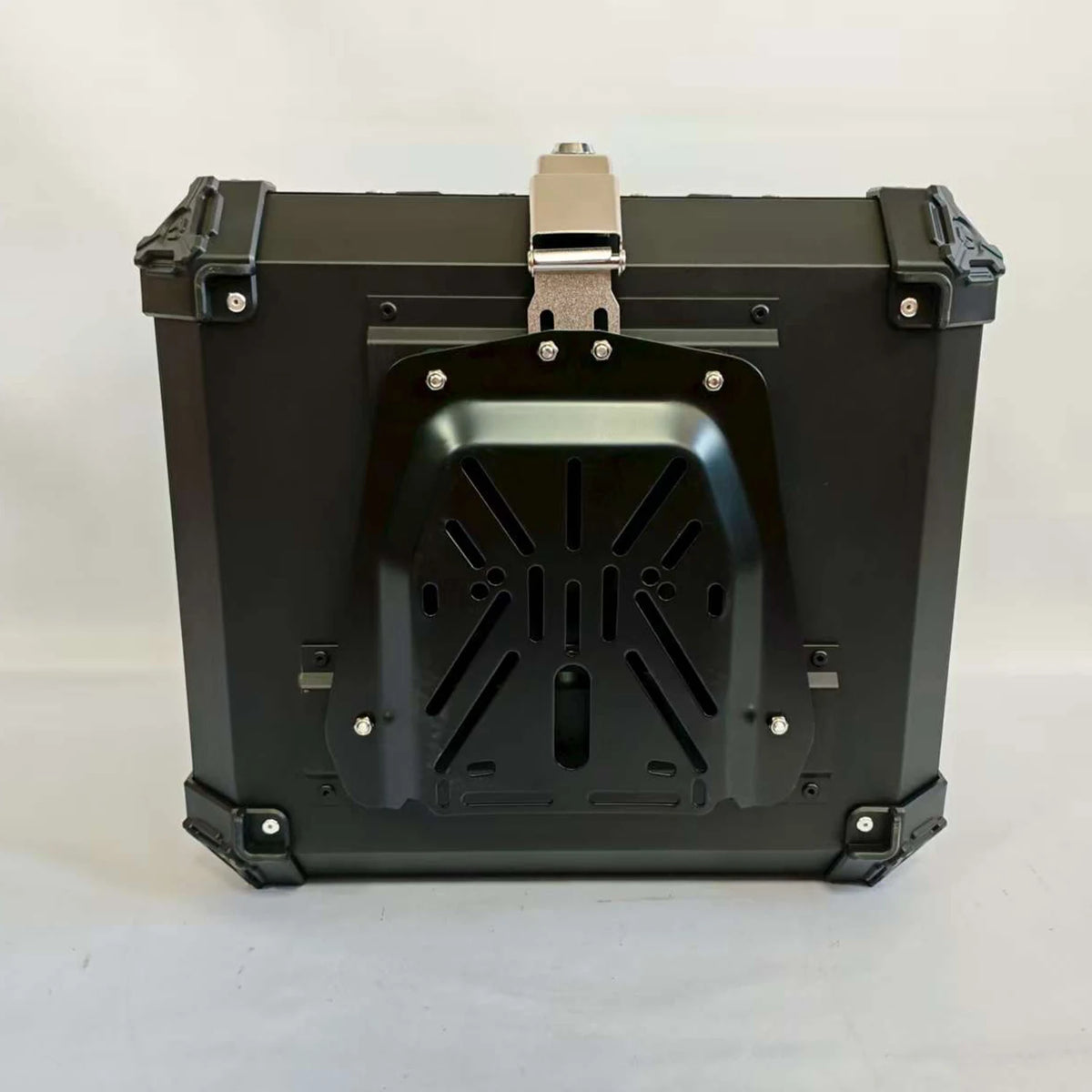HiMISS Aluminum Motorcycle Top Case With Steel Base For Touring Luggage