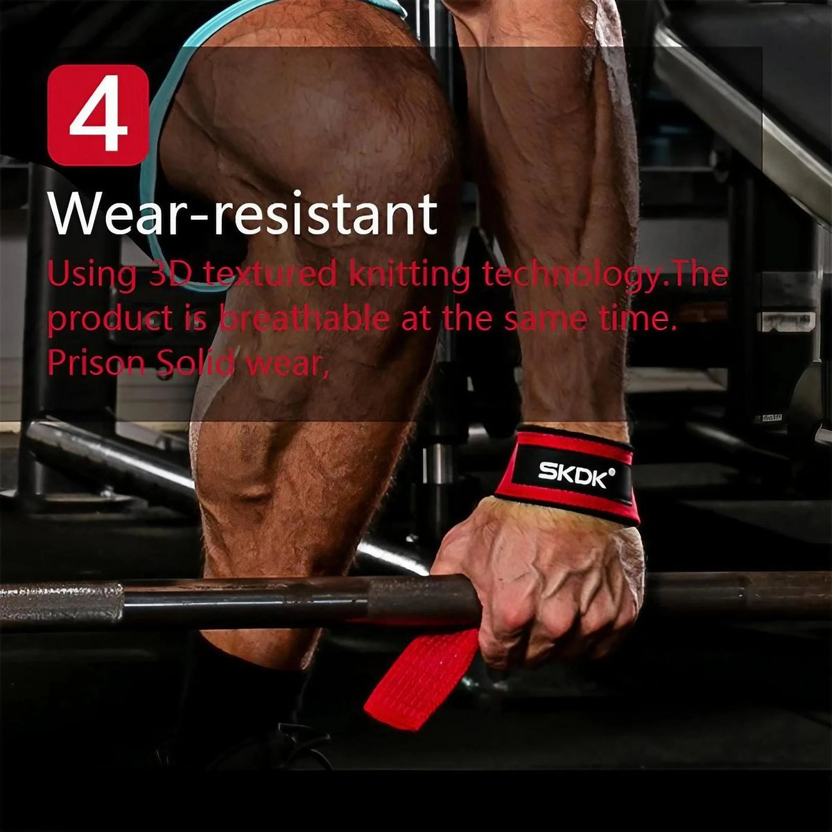 Heavy Duty Neoprene Padded Wrist Wraps For Gym Fitness Support
