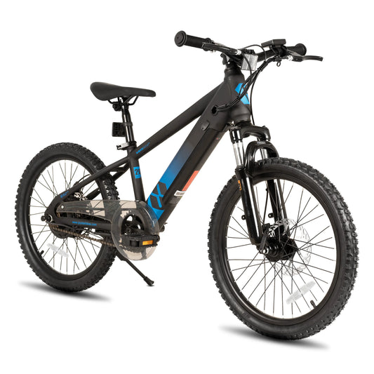 JOYSTAR Electric Mountain Bike for Kids 20"  Boys Girls Teens Ages 7+ with Removable Battery 250W Motor And Disc Brakes
