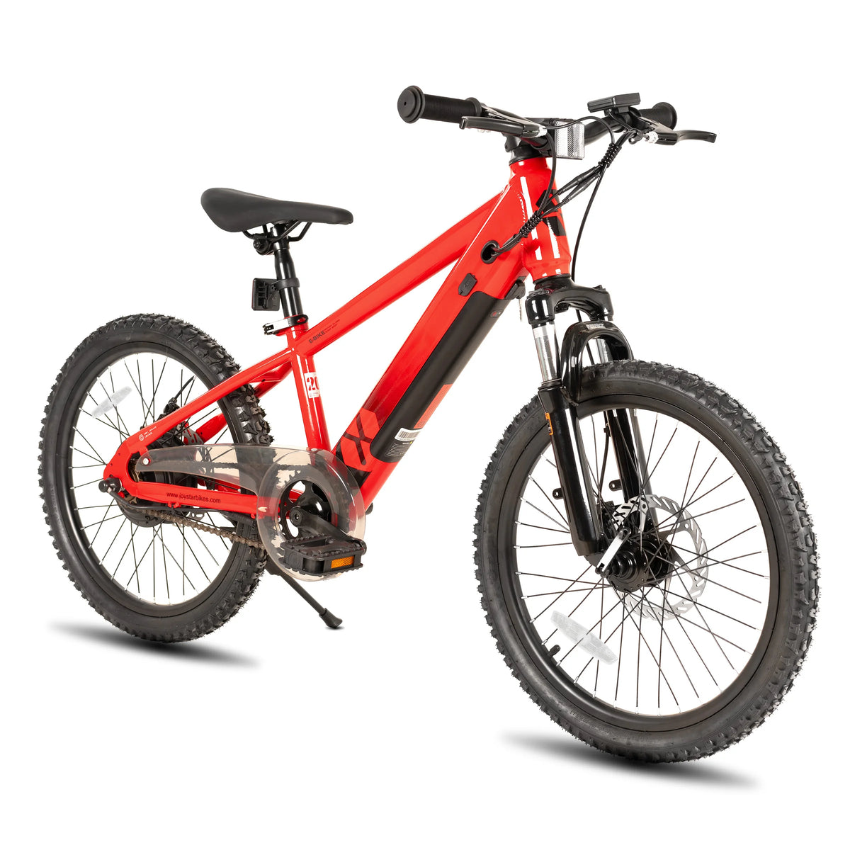 JOYSTAR Electric Mountain Bike for Kids 20"  Boys Girls Teens Ages 7+ with Removable Battery 250W Motor And Disc Brakes