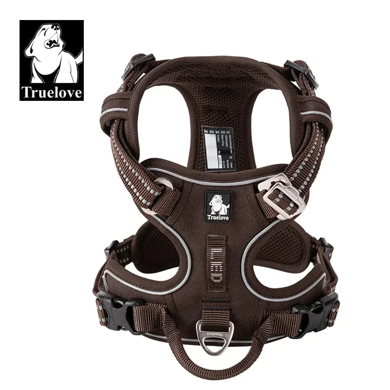 Truelove Adjustable Padded Dog Harness With Reflective Nylon