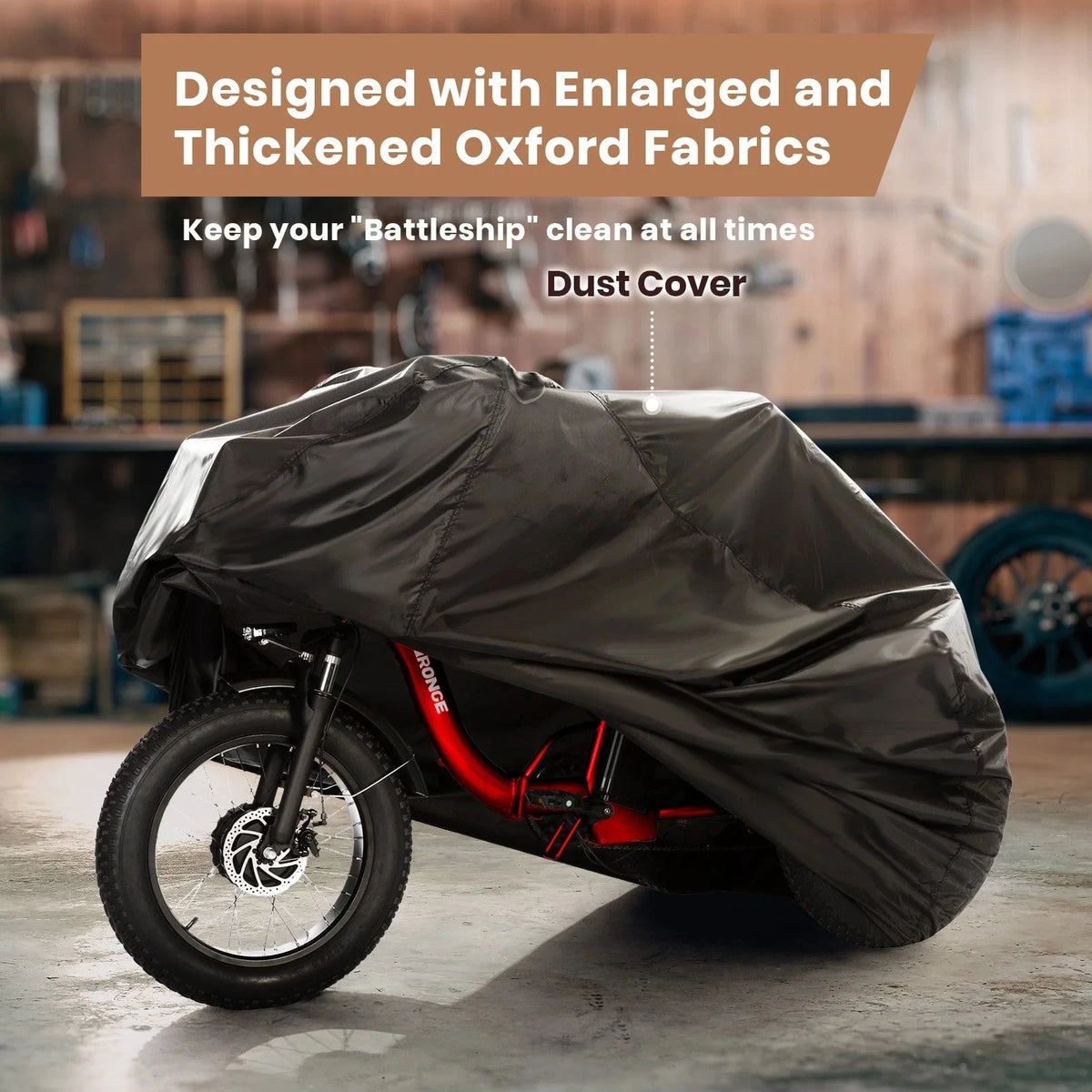 QRONGE Folding Electric Tricycle 1200W 20AH Battery Fat Tire