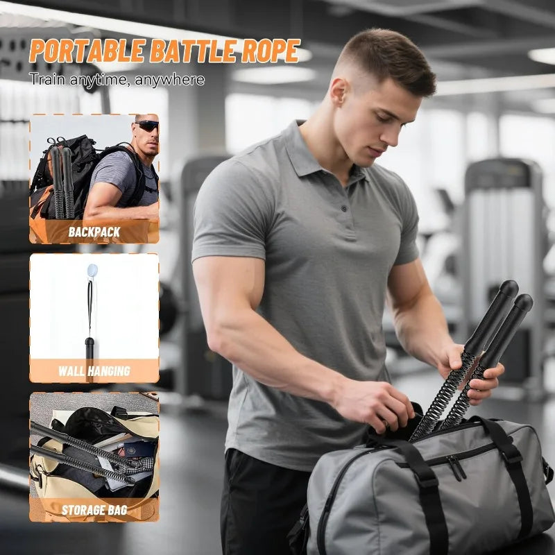 Wireless Swing Combat Rope Set For Home Gym Fitness