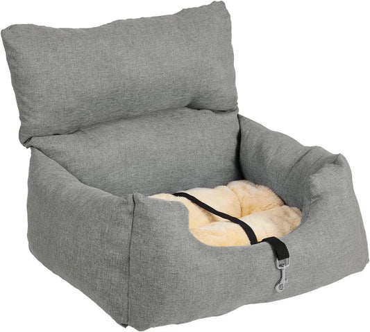 HiMISS Portable Elevated Dog Booster Car Seat Travel Bed