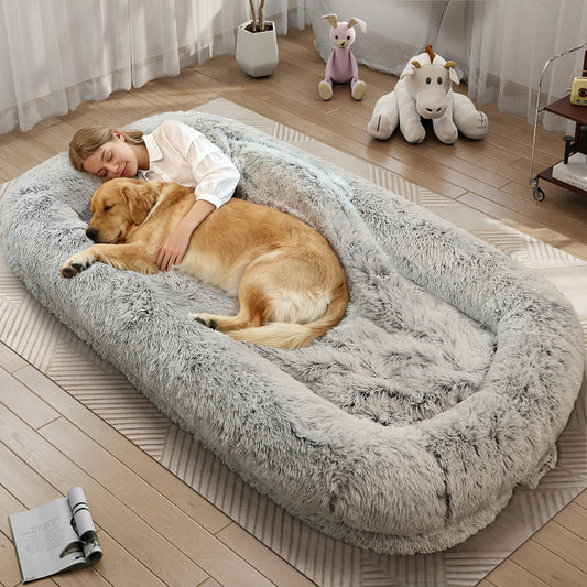 Spacious Orthopedic Dog Bed For Adults With Removable Cover
