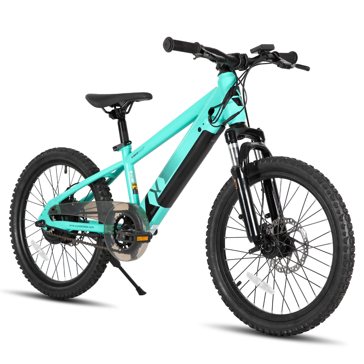 JOYSTAR Electric Mountain Bike for Kids 20"  Boys Girls Teens Ages 7+ with Removable Battery 250W Motor And Disc Brakes