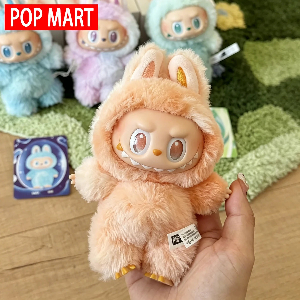 POP MART Labubu Plush Doll Collectible Figure Gift for Fans