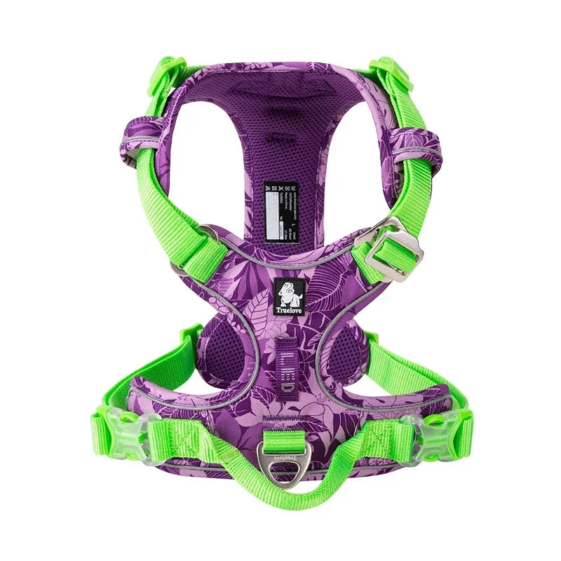 Truelove Adjustable Padded Dog Harness With Reflective Nylon