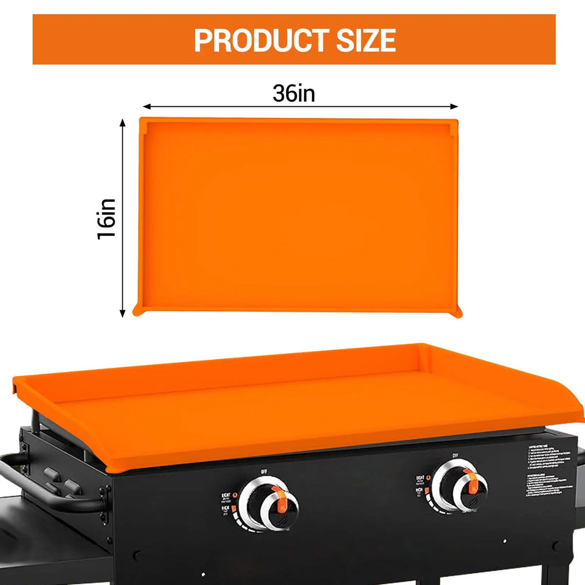 Heavy Duty Silicone Grill Cover For Outdoor Barbecue Protection