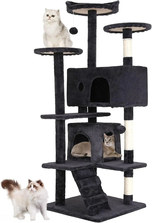 BestPet Premium Multi Level Cat Tower For Indoor Cats