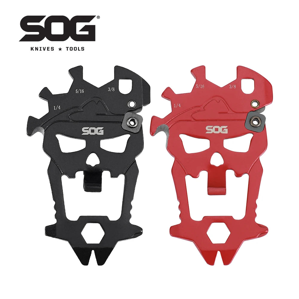 SOG MacV Stainless Steel Pocket Multi Tool Bottle Opener Screwdriver