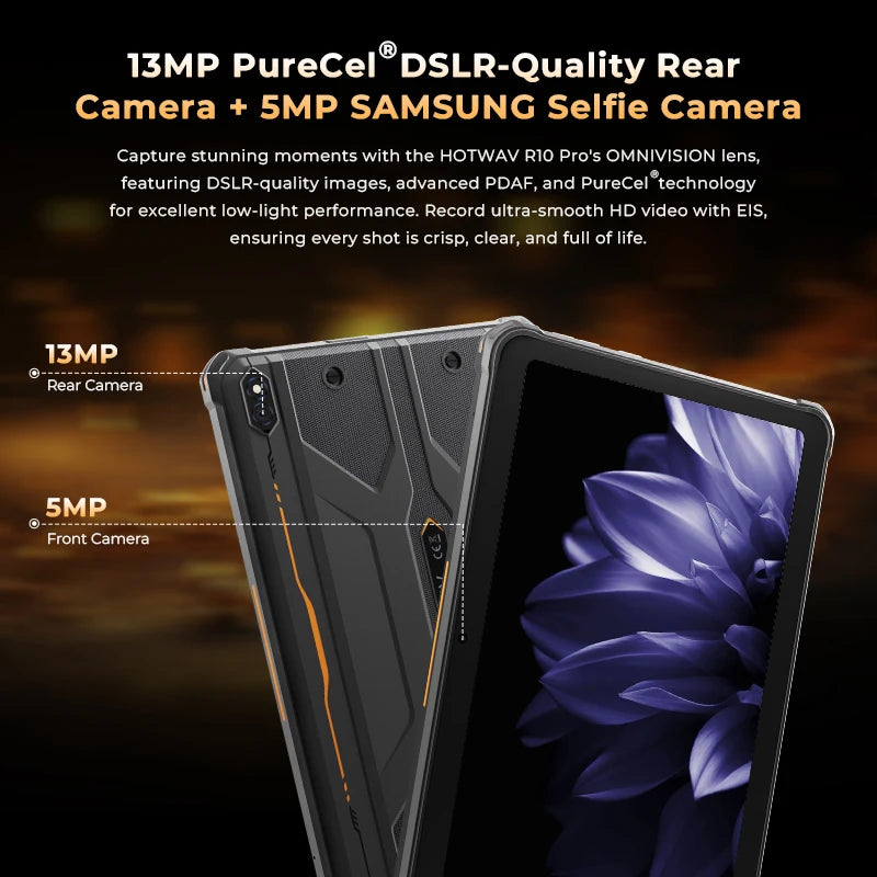 Hotwav R10 Pro Rugged Tablet Android 14 Octa Core 4G