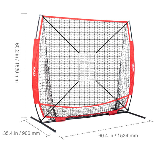 SucceBuy Baseball Training Net For Hitting Batting Catching Pitching