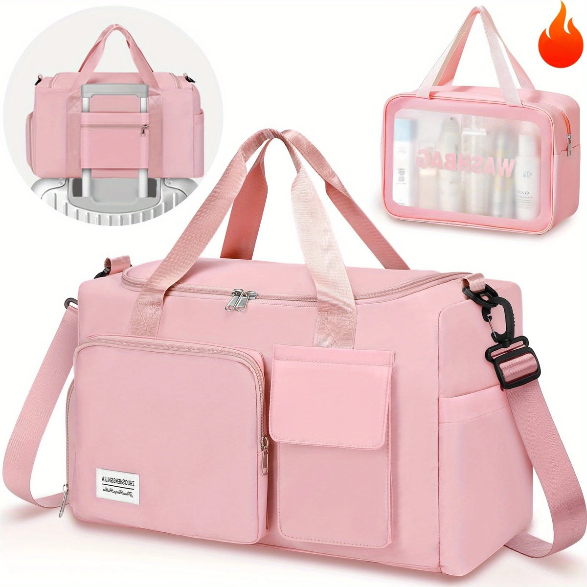 Waterproof Sports Travel Duffel Bag With Wet Dry Separation