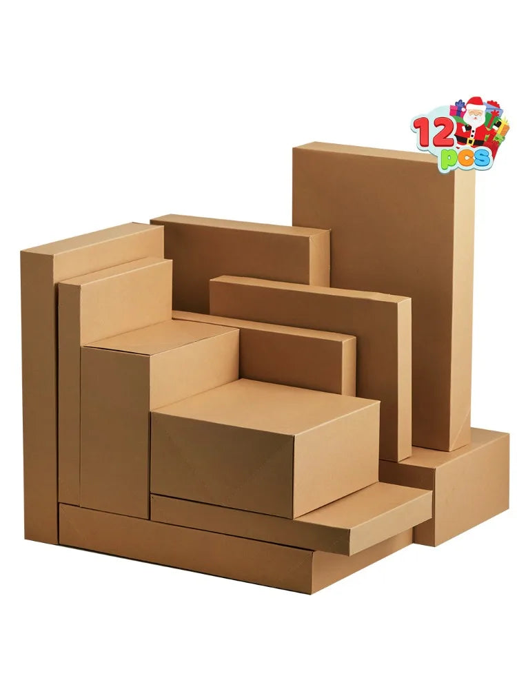 Joyfy Premium Cardboard Gift Boxes With Secure Lids For Presents