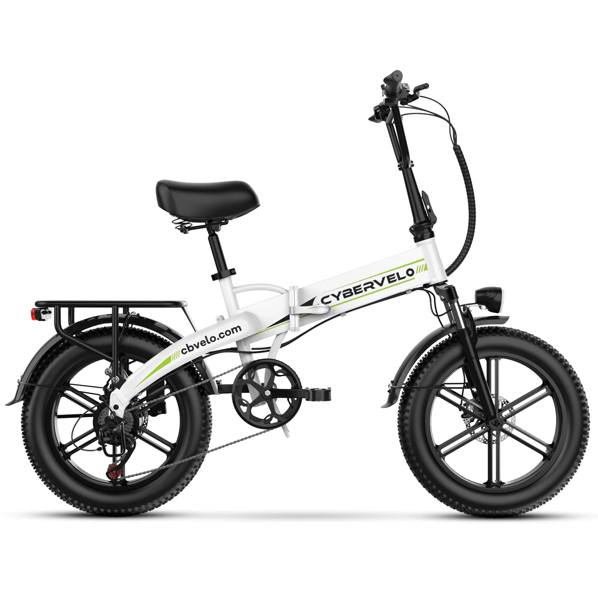 Cybervelo Folding Electric Bike With Removable Battery Pack
