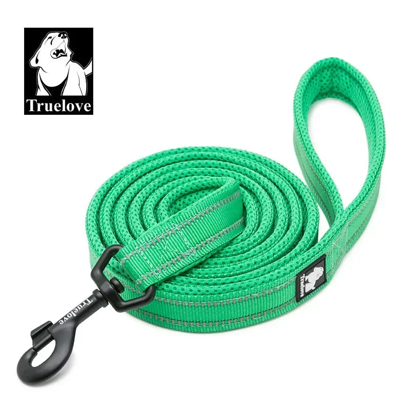 Truelove Reflective Nylon Padded Dog Leash Quick Release
