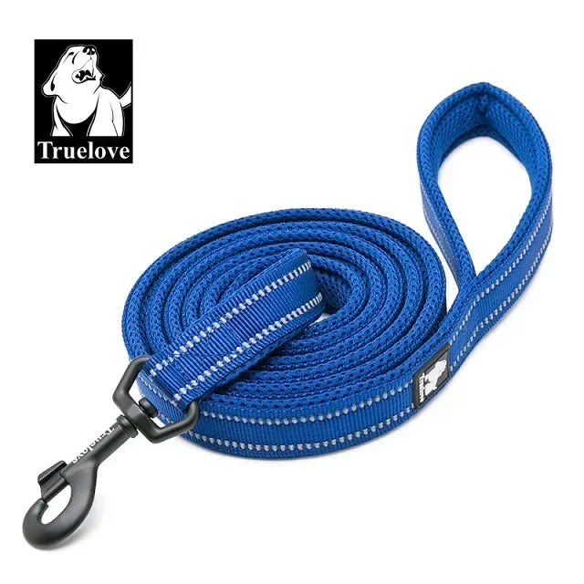 Truelove Reflective Nylon Padded Dog Leash Quick Release
