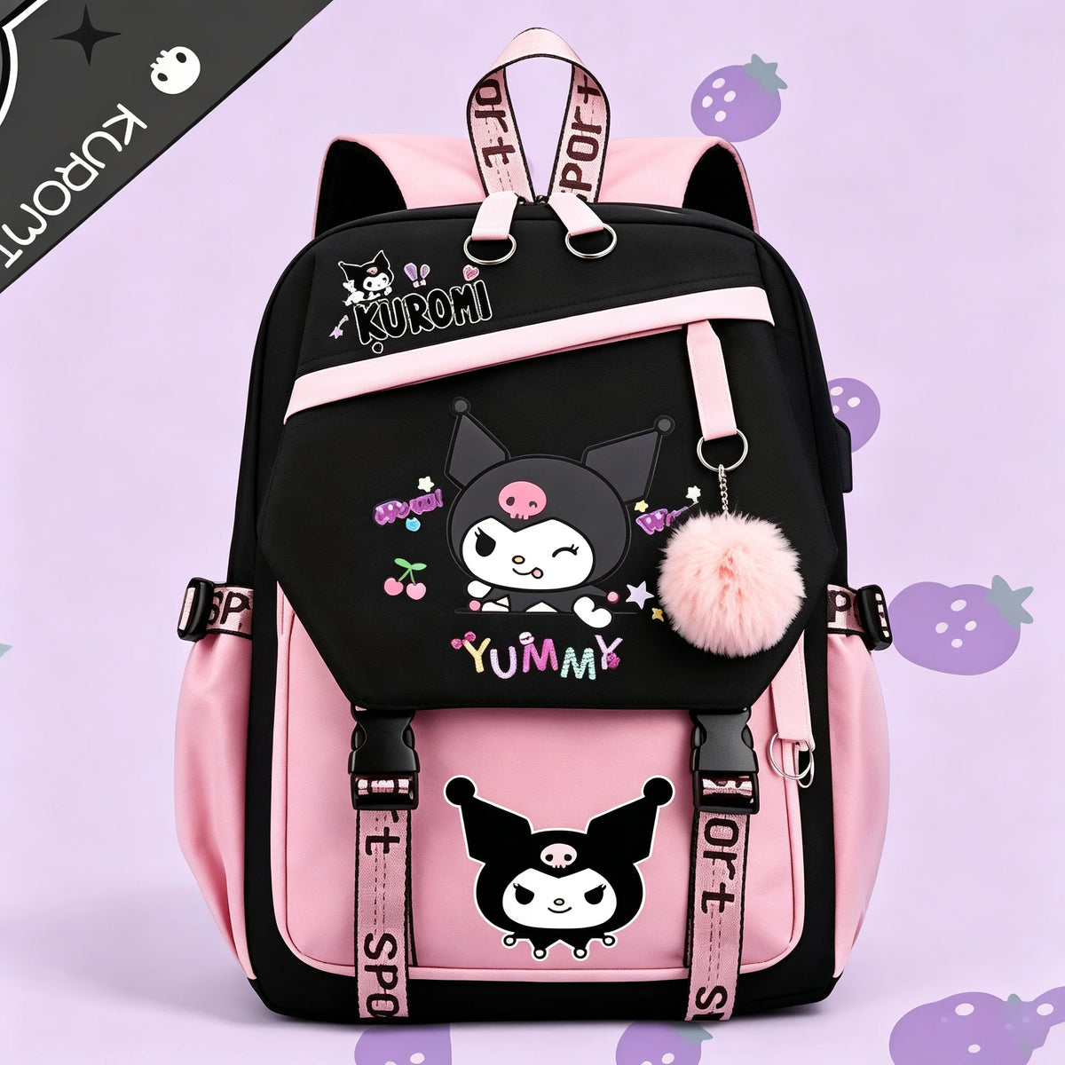 Mesuca Kawaii Cartoon Kids Backpack With Cute School Bag Design