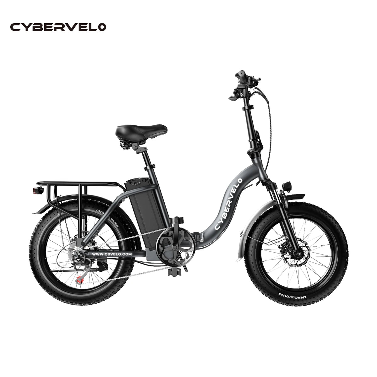 Cybervelo 1000W Foldable Fat Tire Electric Bike Mars700