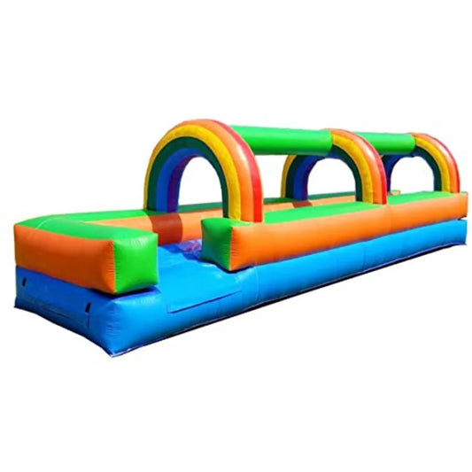 OLOEY Inflatable Backyard Water Slide With Splash Pool For Kids