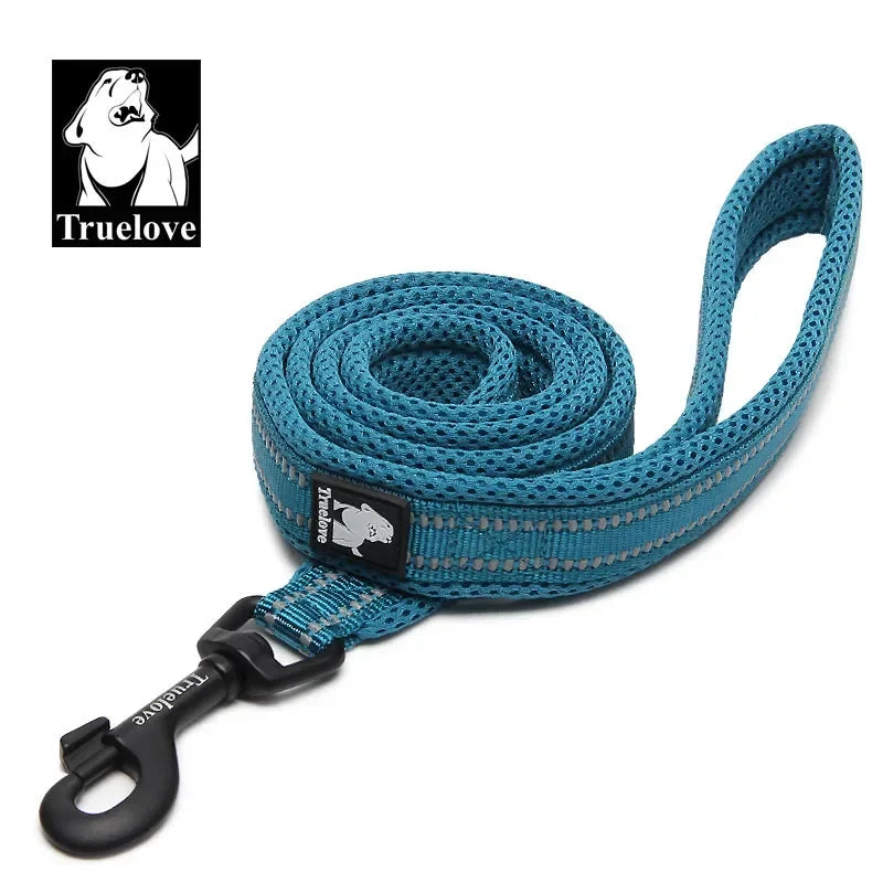 Truelove Reflective Nylon Padded Dog Leash Quick Release
