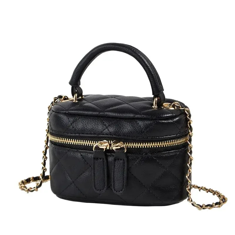 Women Structured Top Handle Handbag With Adjustable Strap