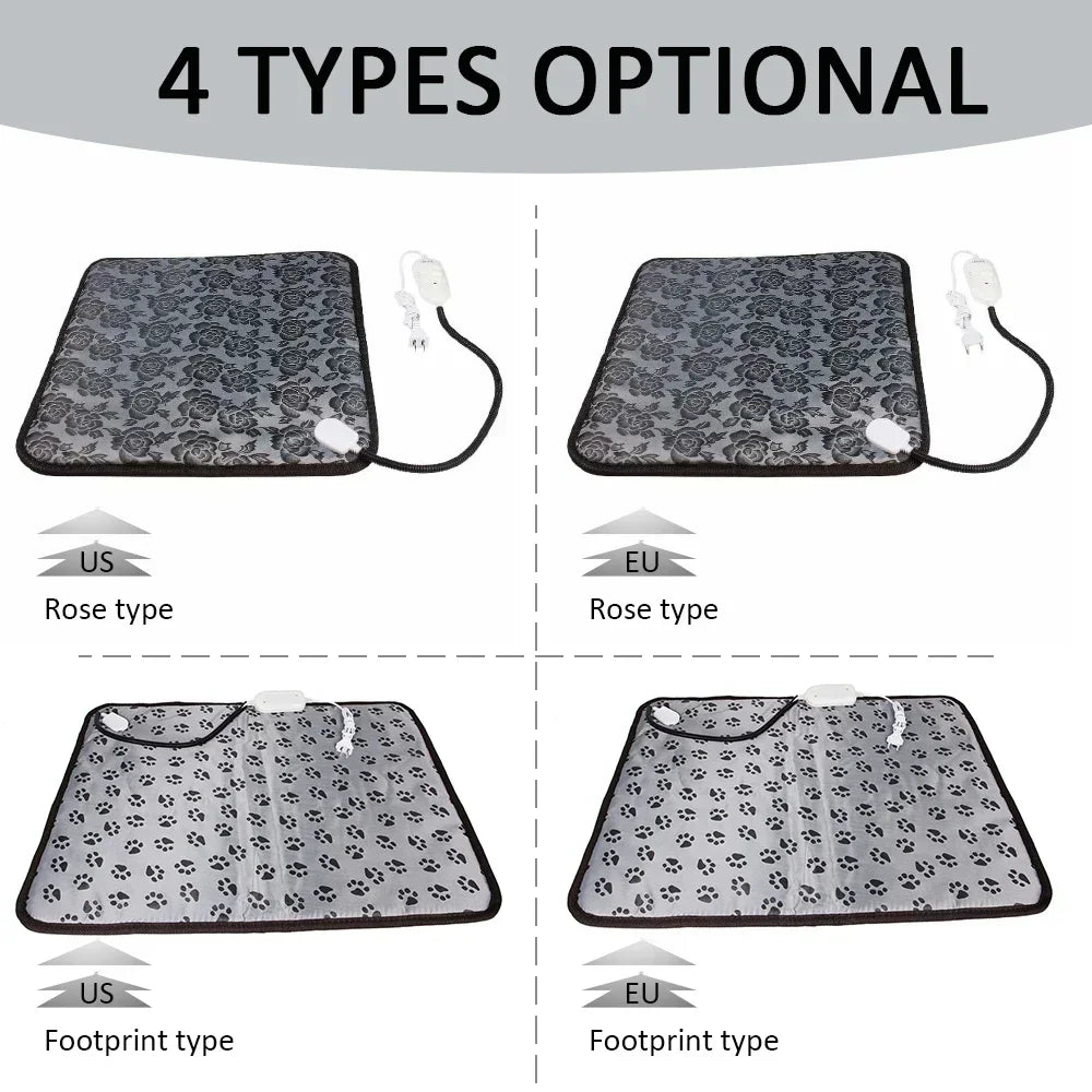 Waterproof Pet Heating Blanket Warm Winter Cat Dog Bed Mat