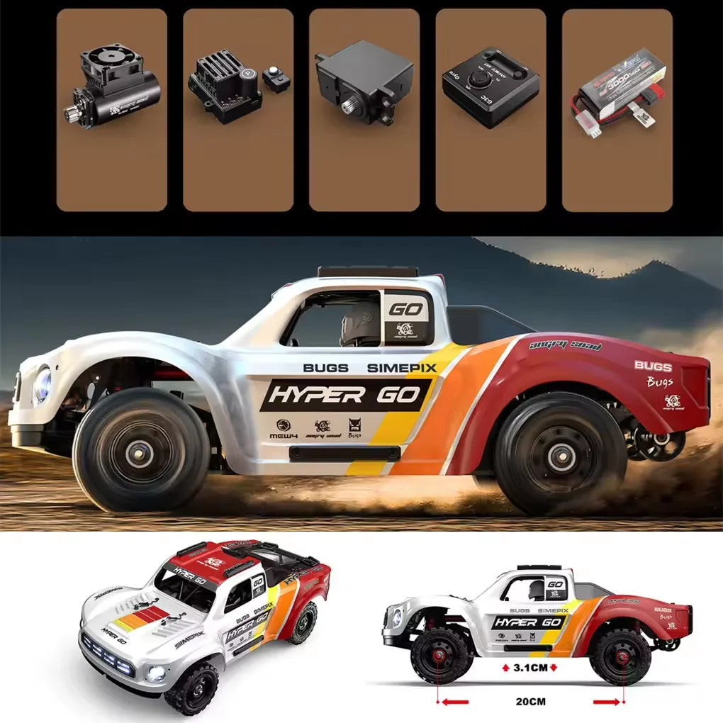 Jyscend MJX Hyper Go Brushless 4WD Remote Control Racing Truck