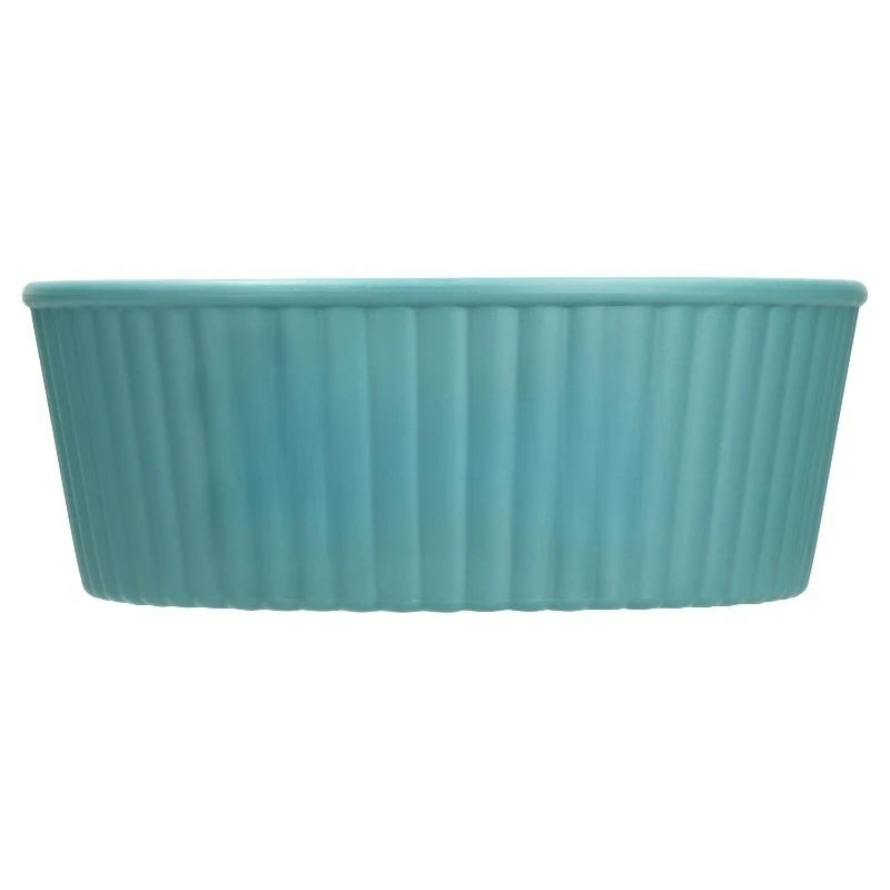 Premium Plastic Pet Bowl With Decorative Bone Embossed Exterior Design