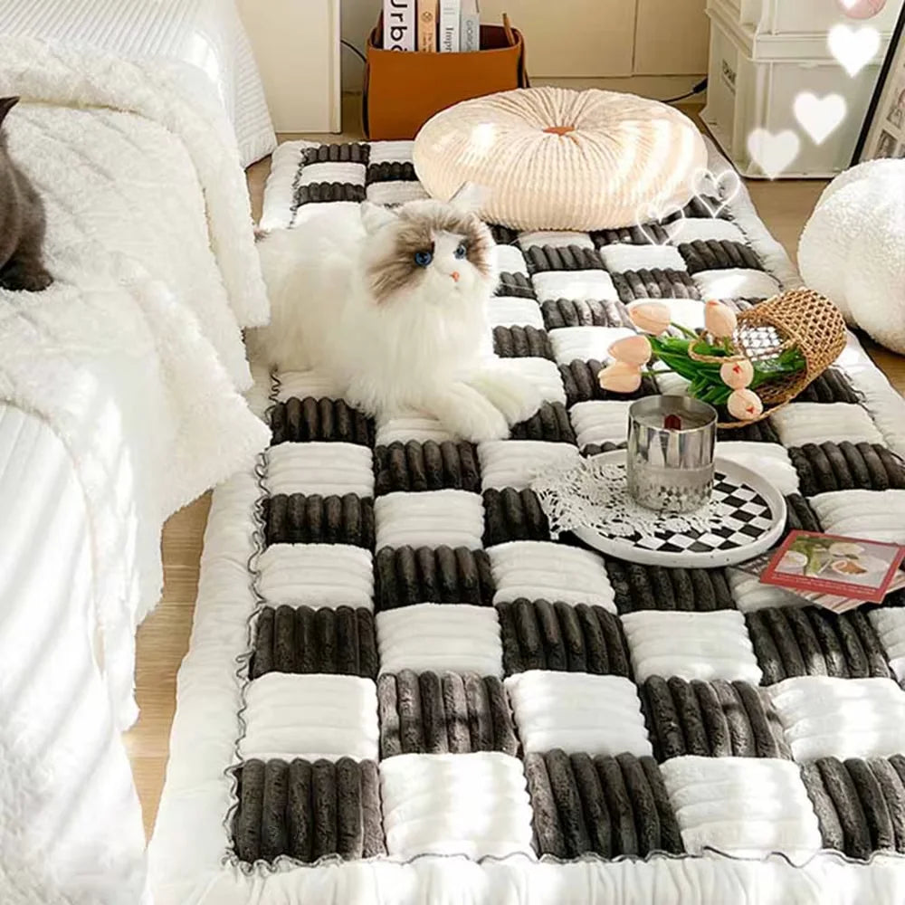 CWV Waterproof Coral Fleece Pet Dog Bed And Sofa Cover