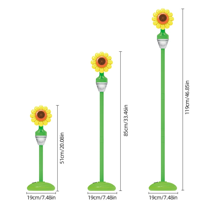 Electric Street Lamp Soap Bubble Machine Maker Automatic Sunflower Bubble Gun Outdoor Games for for Wedding Birthday Party Toys