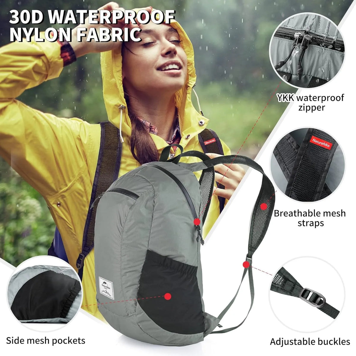 Naturehike Ultralight Waterproof Foldable Outdoor Backpack