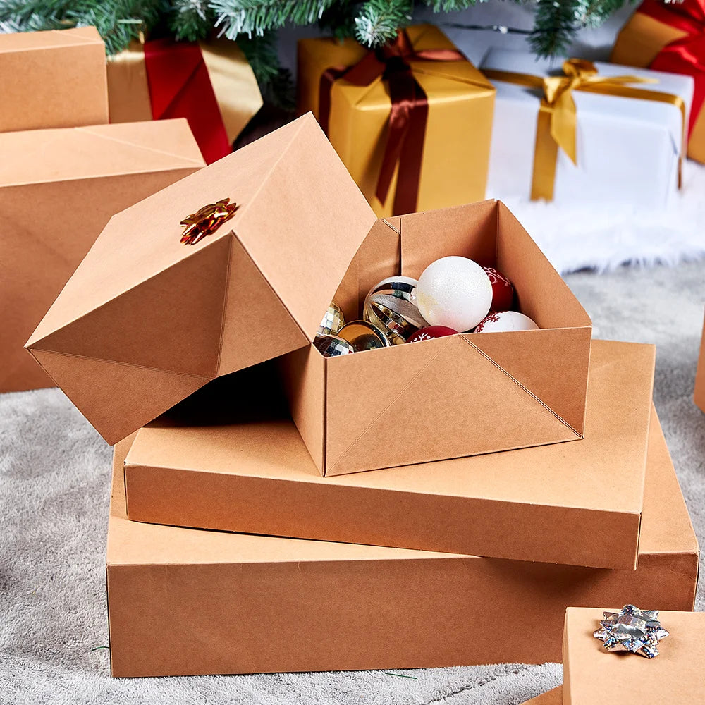 Joyfy Premium Cardboard Gift Boxes With Secure Lids For Presents