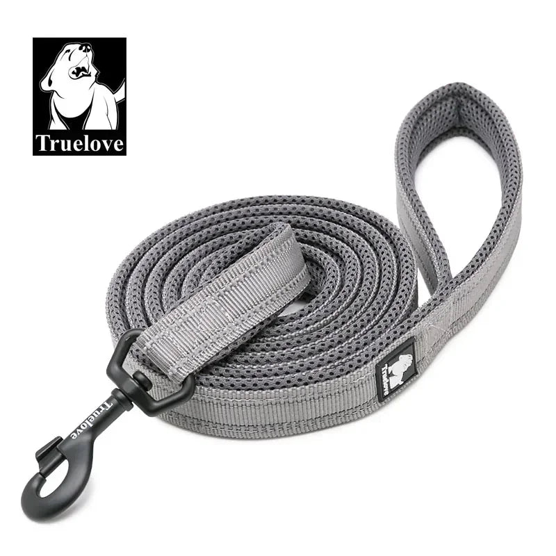 Truelove Reflective Nylon Padded Dog Leash Quick Release