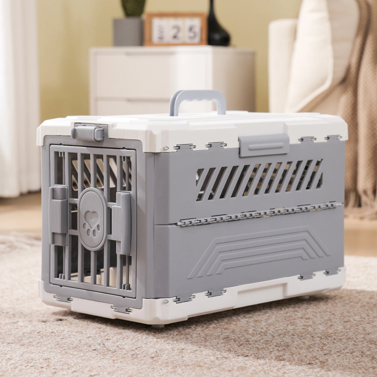 PAWZ Road Foldable Pet Travel Carrier With Secure Door