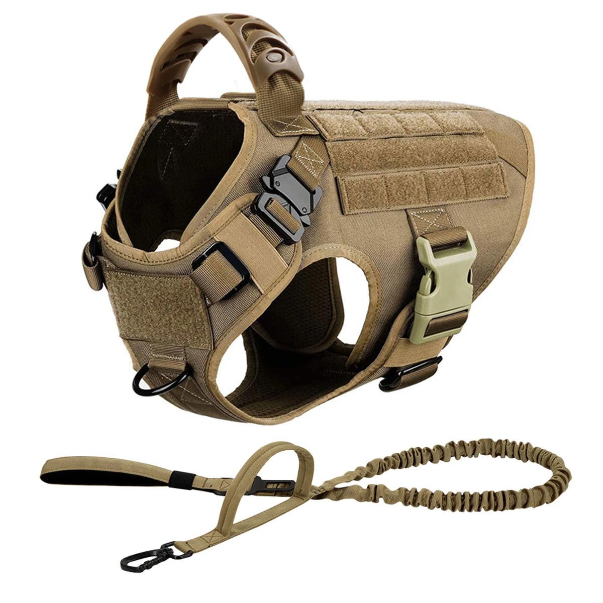 Petravel Nylon Dog Harness And Leash Set With Quick Release