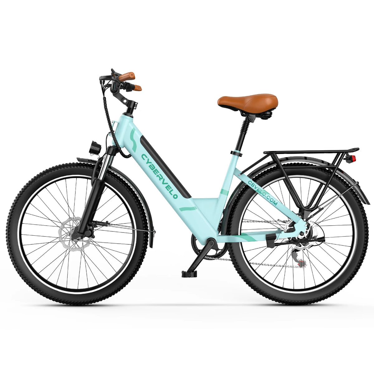Cybervelo 1000W Peak Electric Bike With Removable Battery
