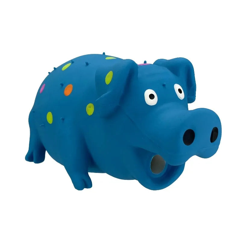 Durable Pig Shaped Dog Chew Toy For Daily Interactive Play