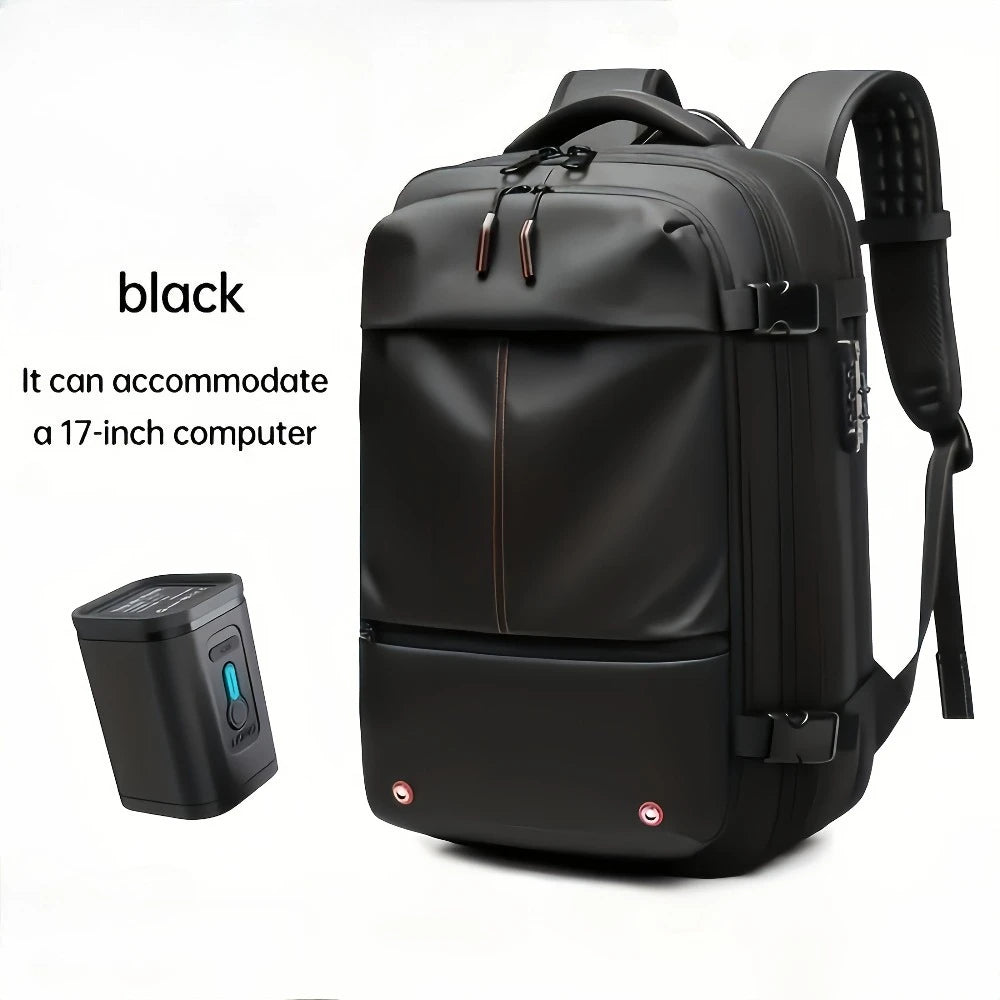 Kabaqoo Expandable Vacuum Compression Travel Backpack With Electric Pump